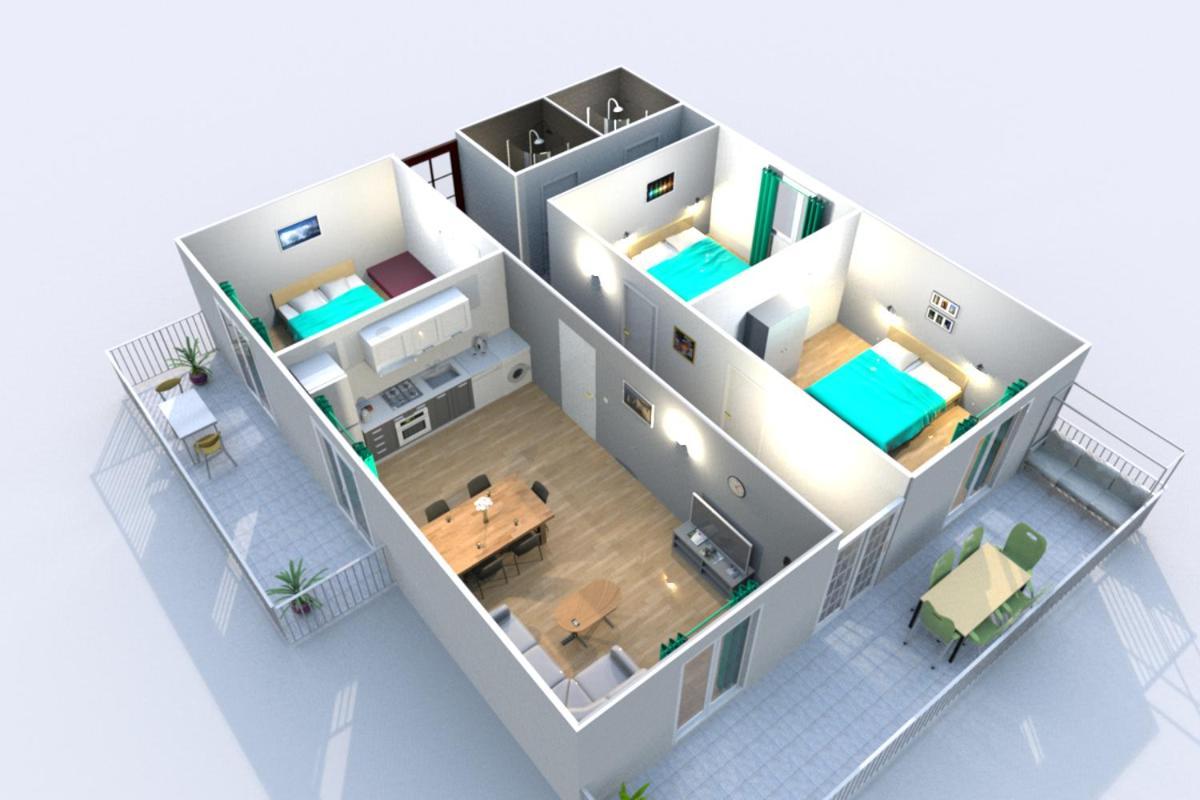 Apartments Asija Brela Bagian luar foto